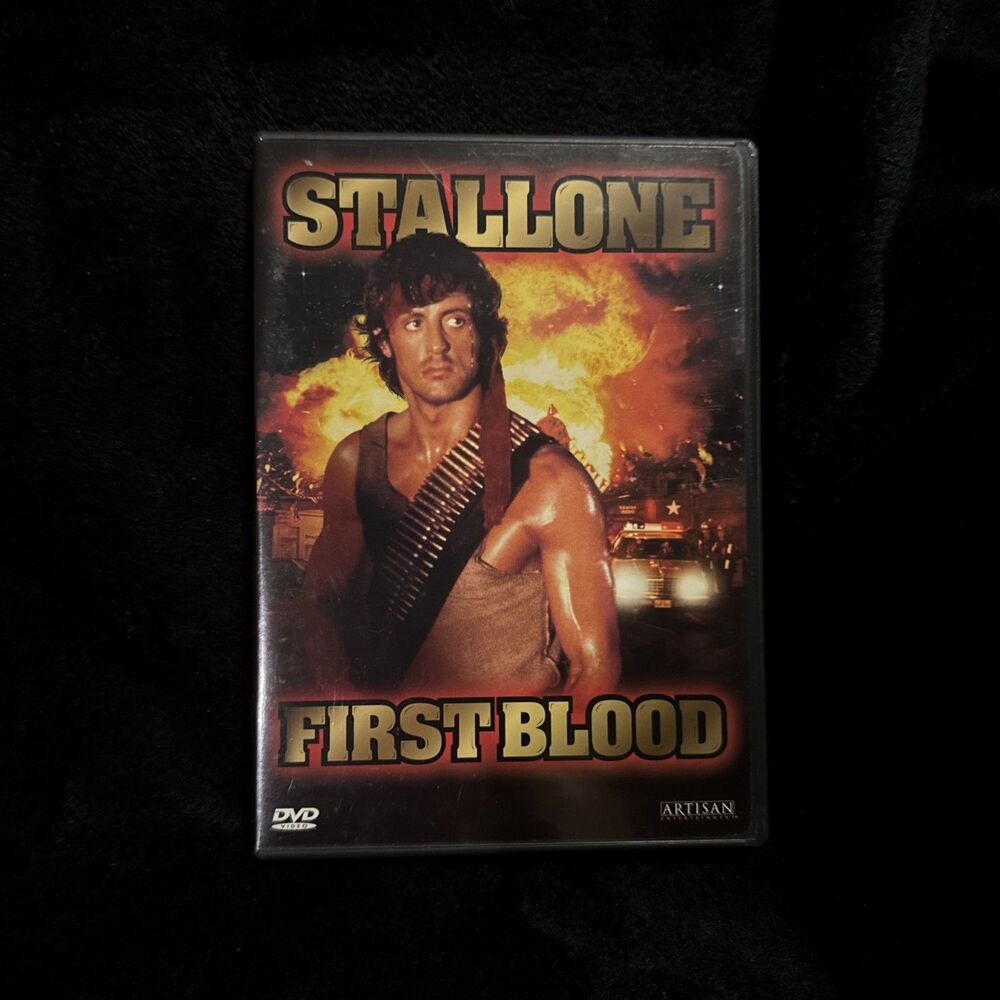 First Blood DVD 1982 movie military action Sylvester Stallone as John Rambo!